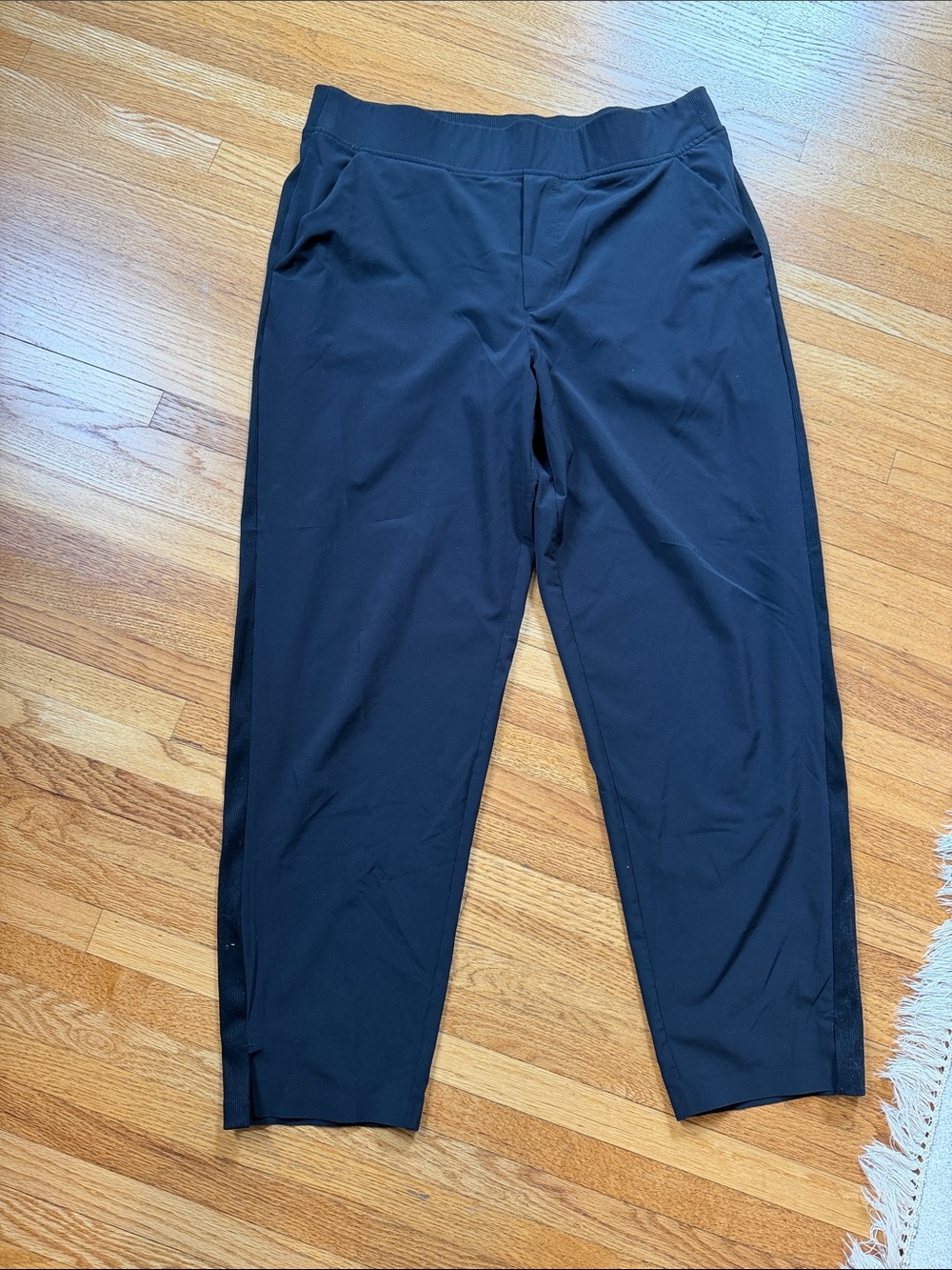 Athleta Black Straight-Leg Pants